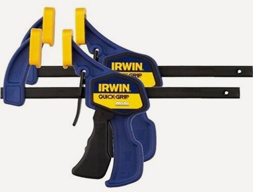 Изображение товара Набор струбцин Irwin T5462EL7 mini до 150 мм, 2 шт в комплекте