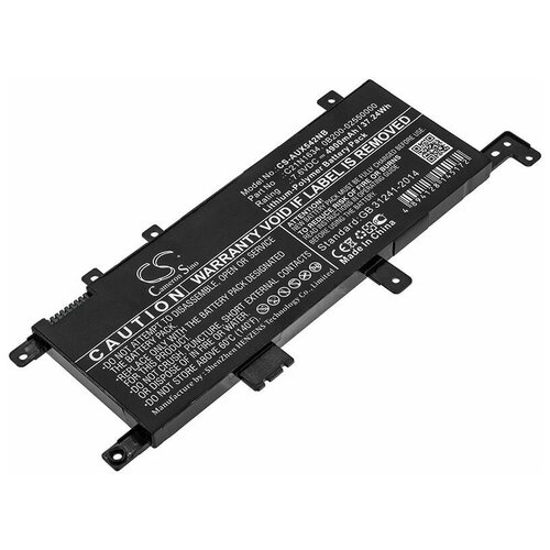 фото Аккумуляторная батарея для ноутбука asus vivobook 15 x542un 7.6v (4900mah) cameronsino/pitatel