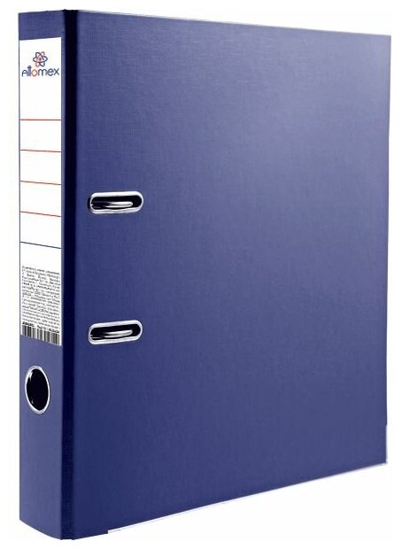 Регистраторы Attomex Регистратор А4 50мм PP, синий, разборный, металл.окантовка
