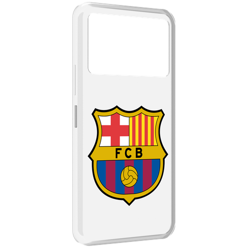 Чехол MyPads ФК FCB Барселона для Infinix NOTE 12 VIP (X672) задняя-панель-накладка-бампер