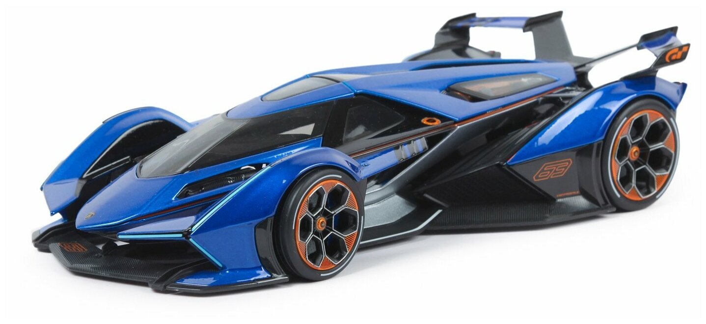 Машина MAISTO 1:18 Lamborghini V12 Vision Gran Turismo Голубая 36454