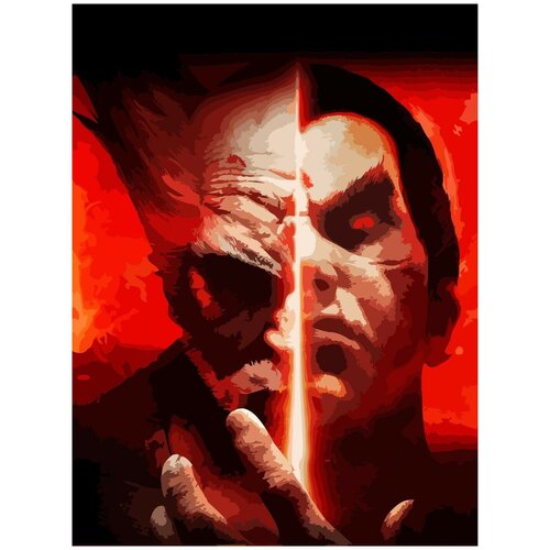 Картина по номерам на холсте Tekken - 2 30X40 картина по номерам на холсте fable 2 30x40