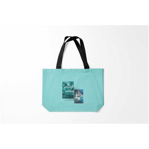 фото Сумка-шоппер / 46х35 см / туристические / сша море burnettie