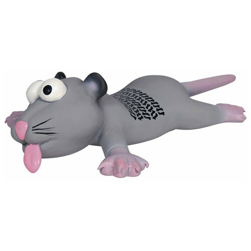 Игрушка для собак Крыса с пищ, 22 см, латекс (2 шт) [285 1 520778] flamingo игрушка для собак латекс дино в ассорт 520778 2 шт
