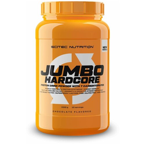 Scitec Nutrition Jumbo Hardcore 1530 гр, банан-йогурт