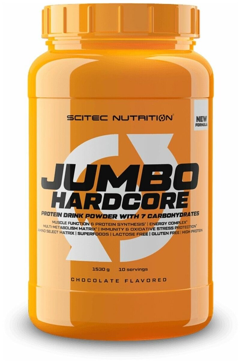 Scitec Nutrition Jumbo Hardcore 1530 г.Банановый йогурт