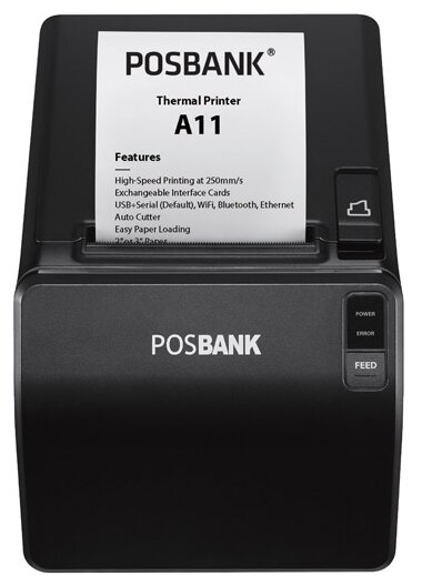 Чековый принтер для POSBANK A11 Ethernet, черный