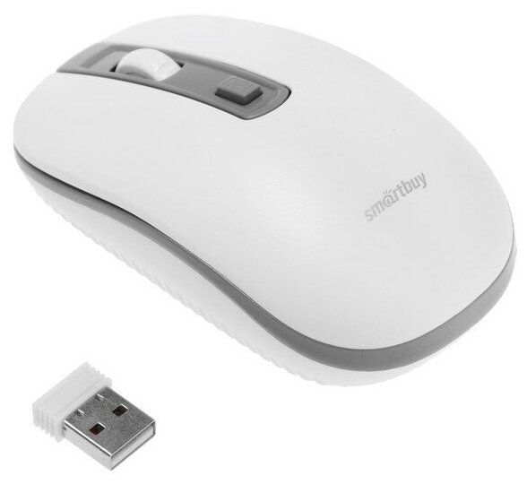 Мышь Smartbuy ONE 359G беспроводная оптическая 1600 dpi USB 1xAA бело-серая