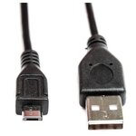 Кабель USB*2.0 Am- microB Dialog HC- A2718 - CU-0318 black - 1.8 метра - изображение