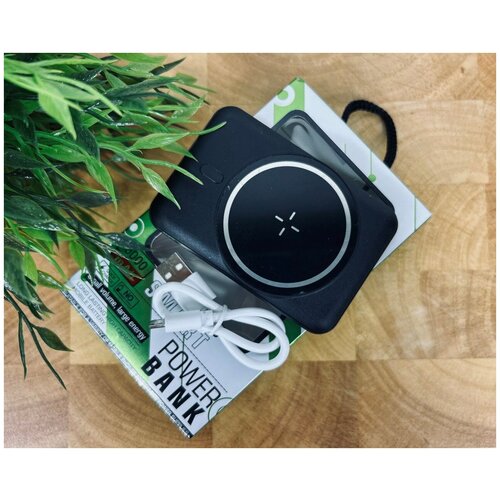 Компактный Power bankвнешний аккумулятор с беспроводной зарядкой 5000 mAh 70000₽