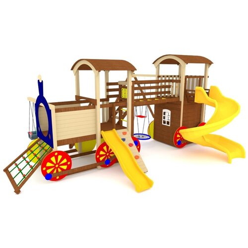 MARKVEL игровой комплекс Cruiser 6 (спортивно-игровая площадка для дачи и улицы)