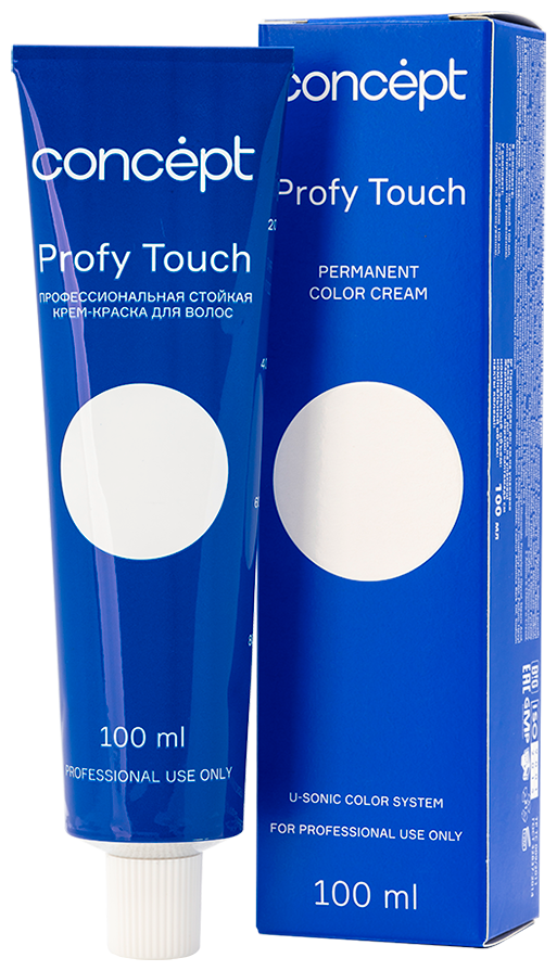 Concept Profy Touch - Концепт Профи Тач Профессиональная стойкая крем-краска для волос, 100 мл - Concept PT 6.1 Пепельно-русый