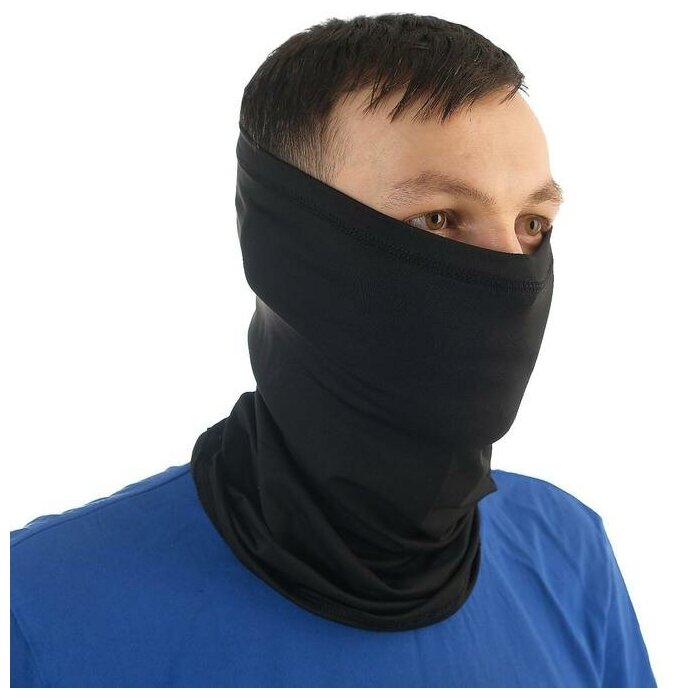 Ветрозащитная маска размер универсальный черный./В упаковке шт: 1