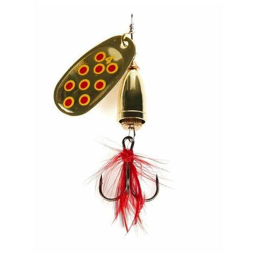 Блесна вращающаяся Lucky John Bell Spin №4, 10 г, цвет GRD