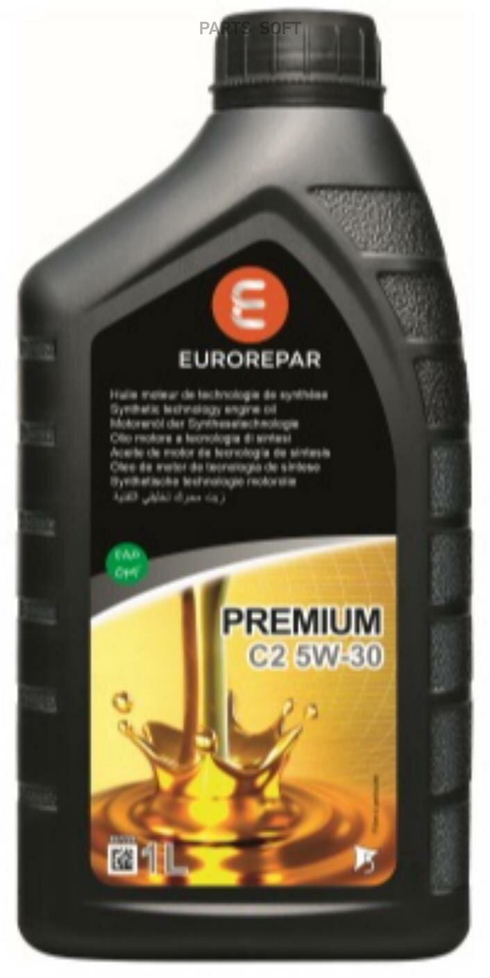 EUROREPAR Масло Моторное Eurorepar Premium C2 5W-30 1Л
