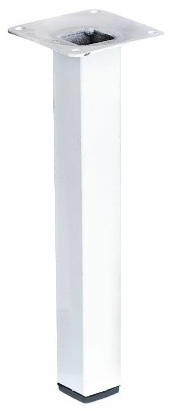Ножка мебельная "Element", цвет: белый, 25х25х200 мм - фотография № 2
