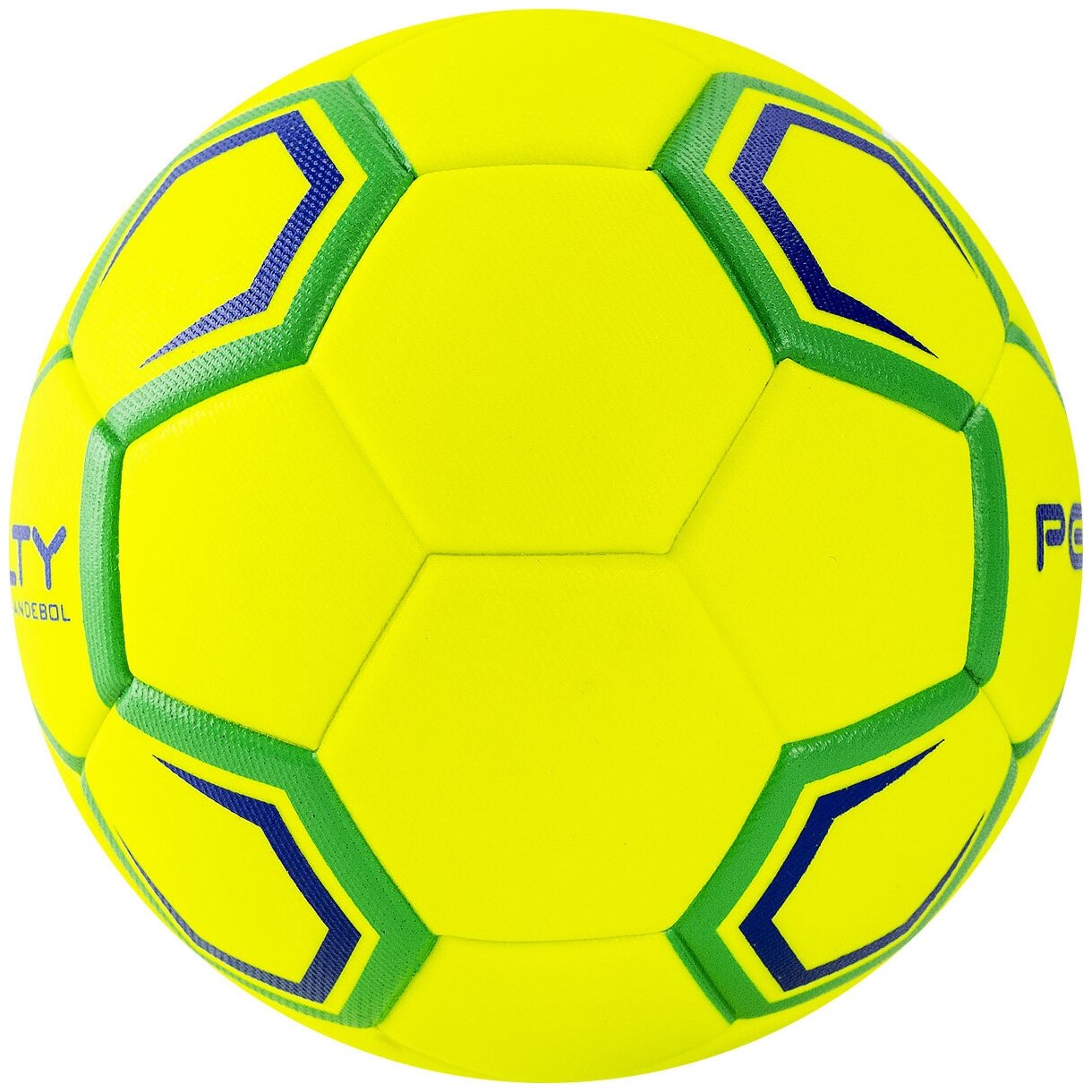 Мяч гандбольный PENALTY HANDEBOLA H1L ULTRA FUSION INFANTIL X 5203652600-U, размер 1, желто-зелено-синий