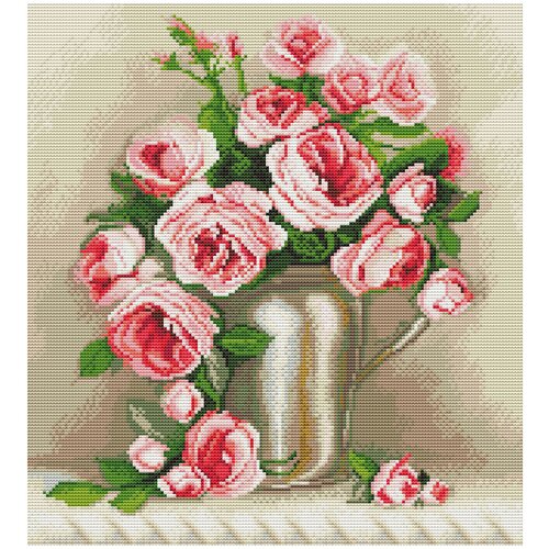 Картины мозаикой Molly арт. KM0259 Бузин. Утренний букет (26 цветов) 40х50 см