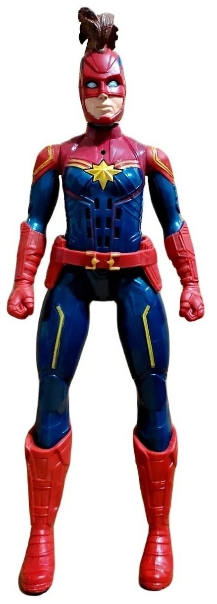 Игрушка для мальчика Фигурка Мстители Капитан Марвел в маске, Captain Marvel, Classic Series 30 см.