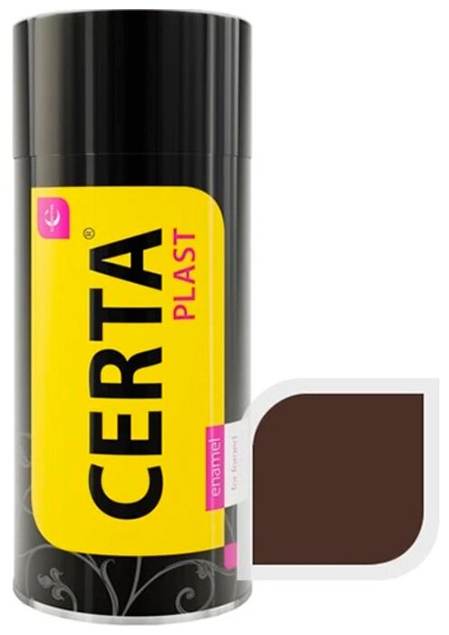 Кузнечная эмаль CERTA "PLAST" (Аэрозоль) 520мл Шоколад темный