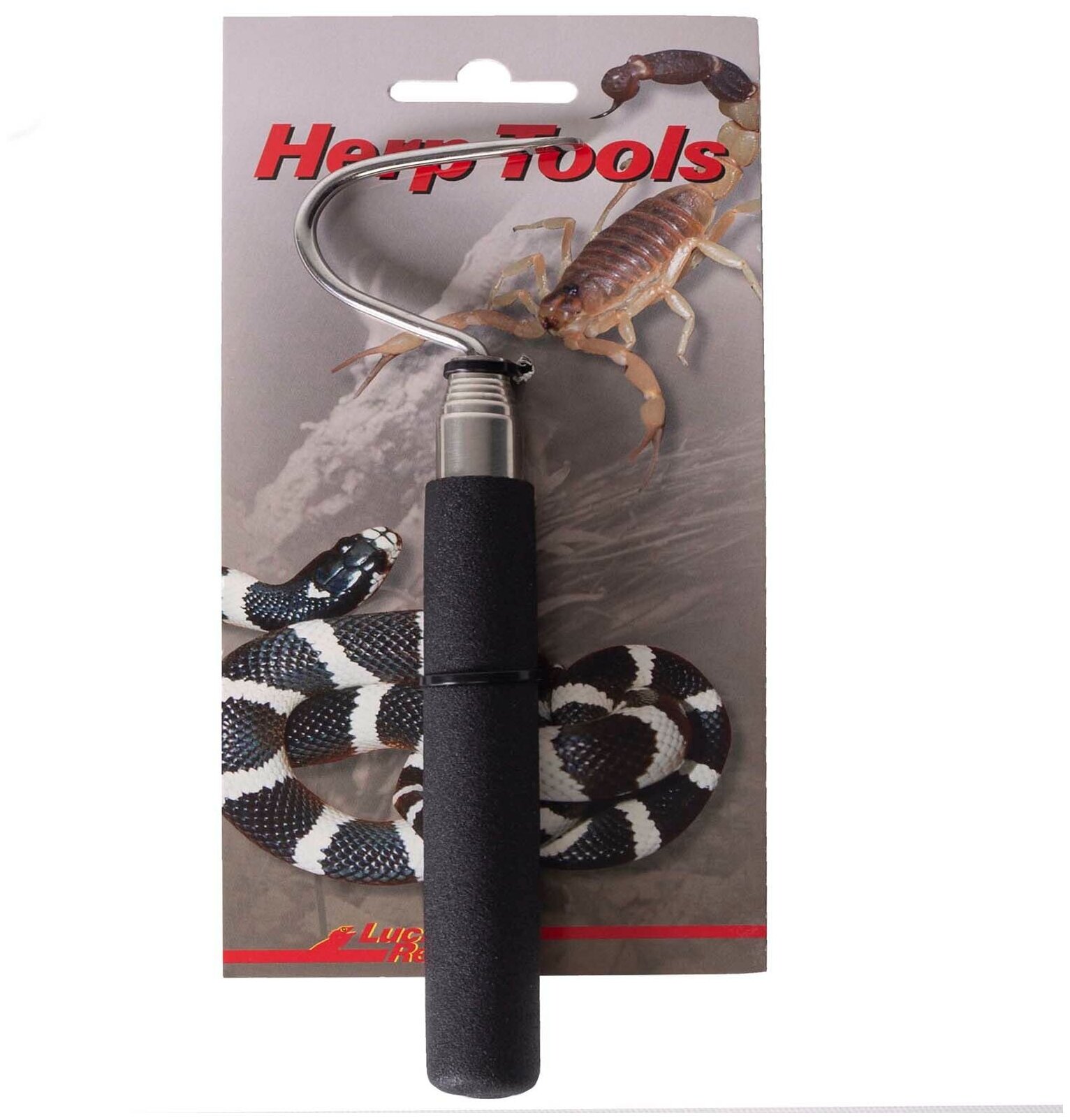 Крюк для обращения со змеями раздвижной LUCKY REPTILE "Pocket Hook Pro" 23-80см (Германия)