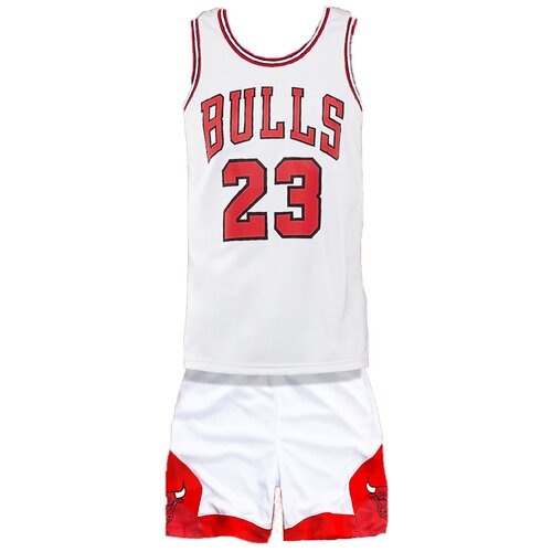 Баскетбольная форма Chicago Bulls Джордан Jordan белая Размер 30 Рост (152-158)