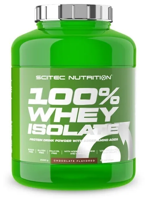 Scitec Nutrition 100% Whey Isolate (2000 гр) (малина)