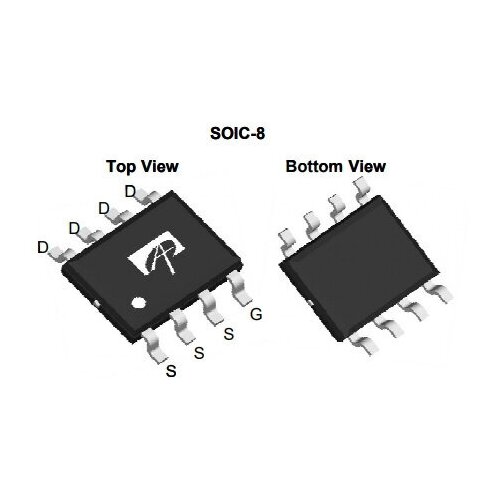 Микросхема AO4449 P-Channel MOSFET 30V 7A SO-8