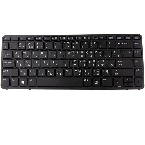Клавиатура для HP EliteBook 840 G1 G2 p/n: 731179-001 736654-001 клавиатура для ноутбука hp elitebook 840 g1 g2 черная c рамкой без указаеля и без подсветки