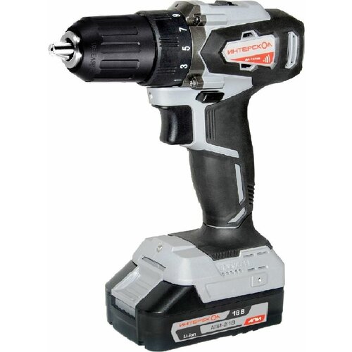 Дрель-шуруповерт ИНТЕРСКОЛ ДА-1318ВК АПИ Без АКБ и ЗУ кейс арт 5750070 889000₽