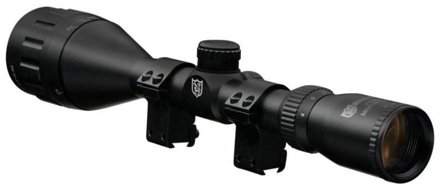 Mounmaster 4-16x50 AO IR сетка HMD (Half Mil Dot), 25,4 мм, кольца на ласточкин хвост, подсветка красным/зеленым, отстройка от параллакса, азотозаполненный NMMI41650AON