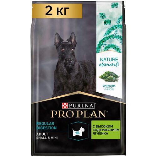 Purina Pro Plan Nature Elements Regular Digestion Adult Small & Mini Lamb / Сухой корм Пурина Про План для взрослых собак Мелких и Карликовых пород Ягненок 700 г