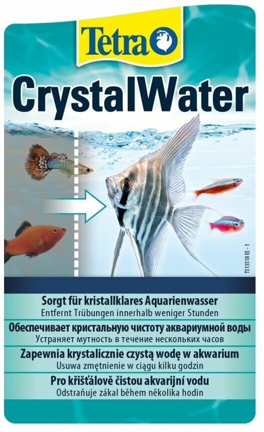 Tetra CrystalWater средство для профилактики и очищения аквариумной воды, 100 мл, 119 г