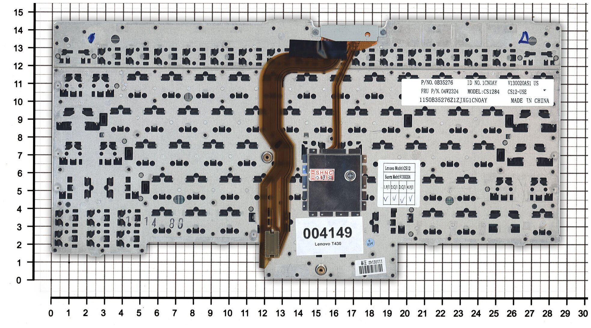 Клавиатура для ноутбука Lenovo 22XL56 русская черная со стиком