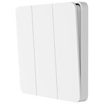 Настенный выключатель трехклавишный Mijia Xiaomi Mijia Wall Switch Triple Key White (MJKG01-3YL) - изображение