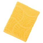 Полотенце махровое Волна 50х90 см, цв 1110 желтый, хл.100% 300 гр/м 1130451 - изображение