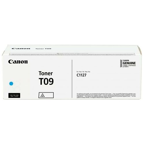 Тонер Canon T09 CY 3019C006 голубой туба для копира i-SENSYS X C1127iF, C1127i, C1127P