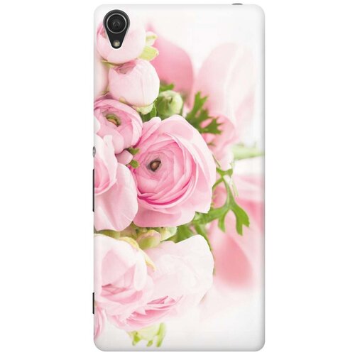 фото Силиконовый чехол на sony xperia z3 / сони иксперия зет 3 с принтом "розовые розы" gosso