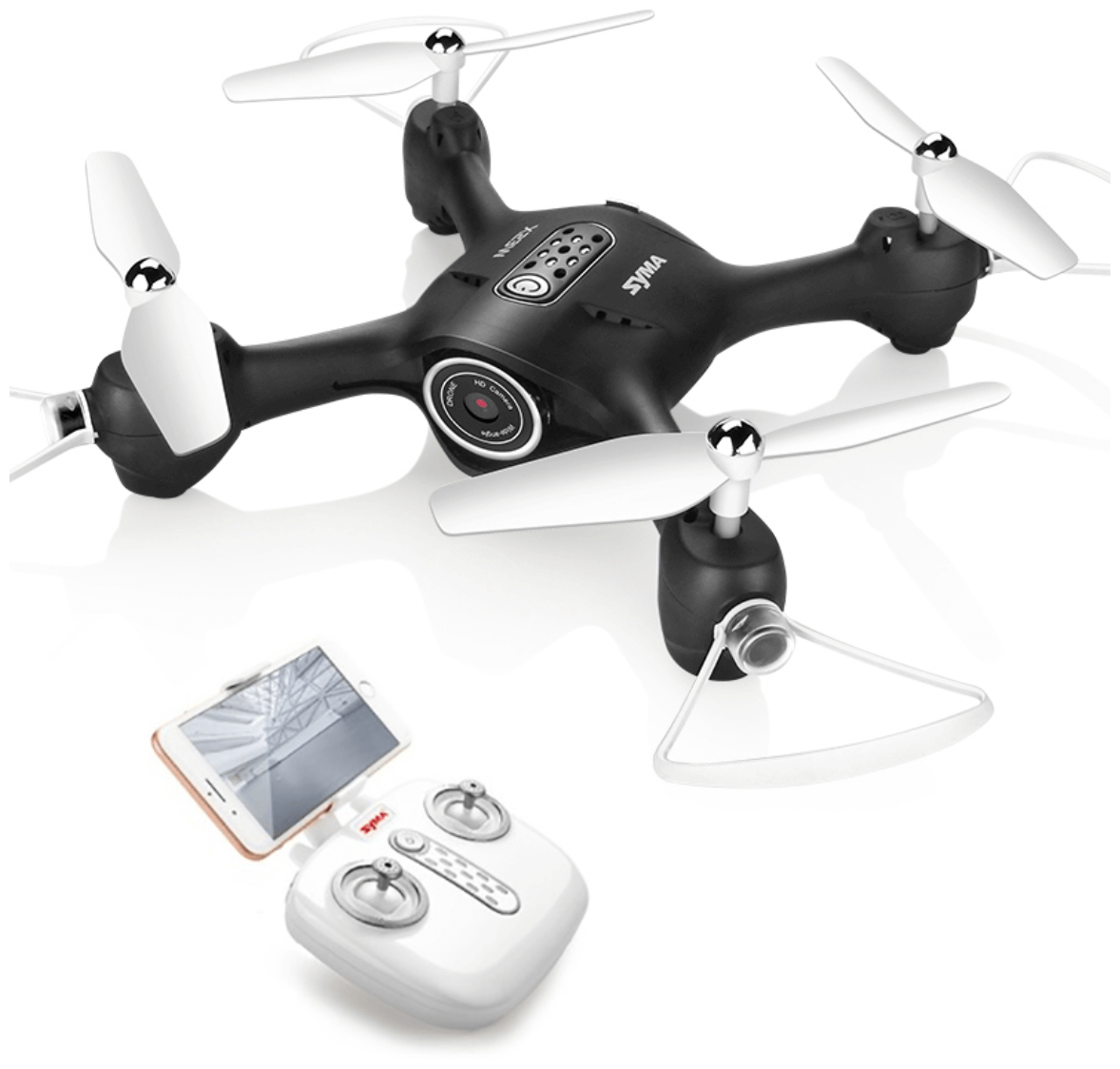 SYMA X23W BLACK Радиоуправляемый квадрокоптер с Wi-Fi FPV камерой SYMA-X23W-BLACK