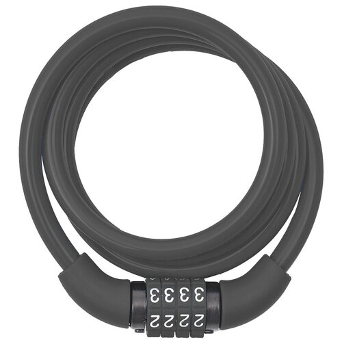 фото Замок велосипедный кодовый 8x1000 мм фиолетовый rush hour