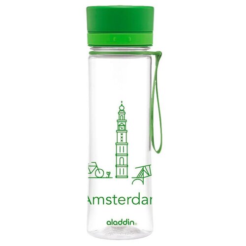 фото Фляги aladdin бутылка aveo 0,6l рисунок (amsterdam, зеленая) (10-01102-083)