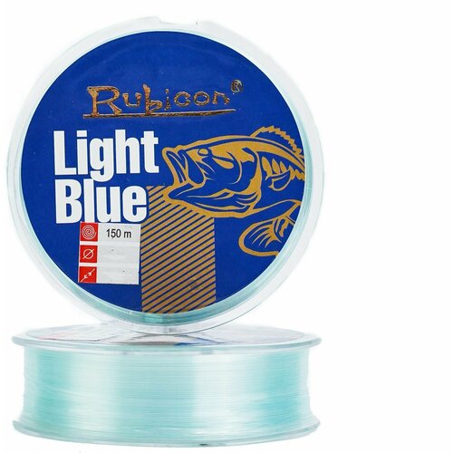 монофильная леска для рыбалки rubicon enigma 150 м 0 20 мм light blue Монофильная леска для рыбалки RUBICON Light Blue 150 м 0,35 мм