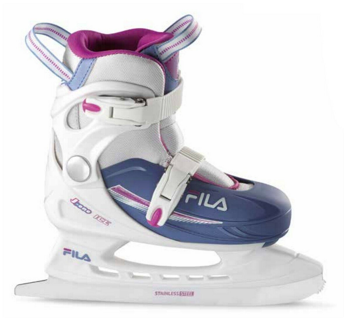 Детские раздвижные коньки Fila J-one Ice HR Girl - 21/22 White/LightBlue