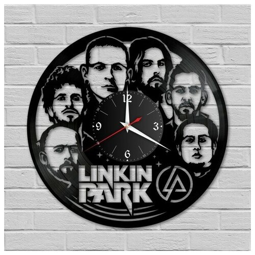 фото Redlaser часы настенные "группа linkin park" из винила, №1