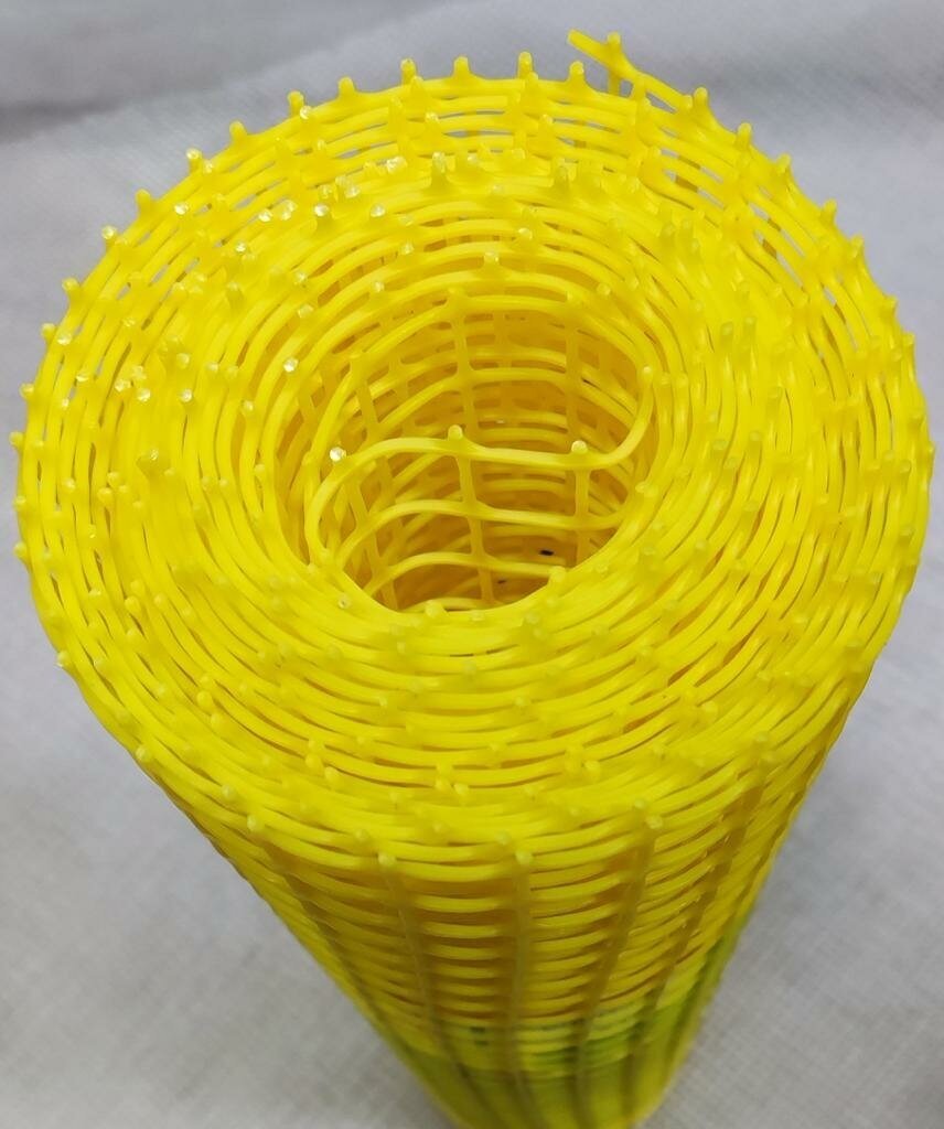 Сетка садовая пластиковая ячейка 18х18мм рулон 0,5х5 М - фотография № 9
