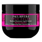 PAUL RIVERA TRUE COLOR BRIGHTENING MASK, 300 ML- Маска для повышения яркости окрашенных волос с экстрактами магнолии и листьев красного винограда, 300 мл - изображение