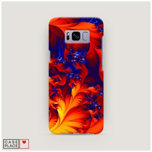 фото Чехол пластиковый samsung galaxy s8 узоры фрактал 2 case place