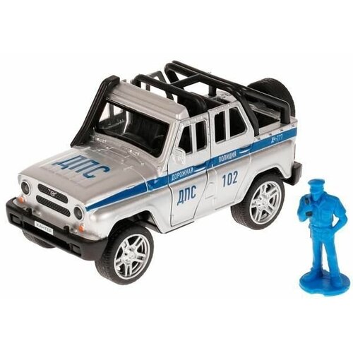 Игрушечная металлическая модель UAZ HUNTER полиция 11,5 см