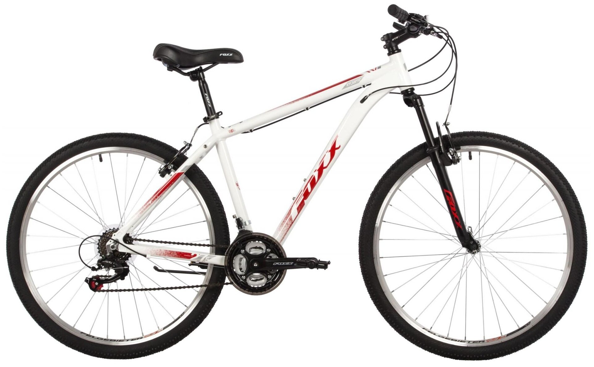 Велосипед FOXX 27.5" ATLANTIC белый, алюминий, размер 18"