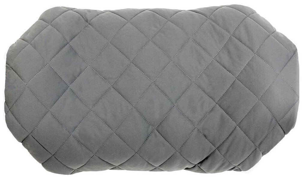 Надувная подушка Klymit Pillow Luxe Grey, серая - фотография № 12